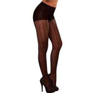 Hustler Lingerie Sexy Jacquard Pantyhose